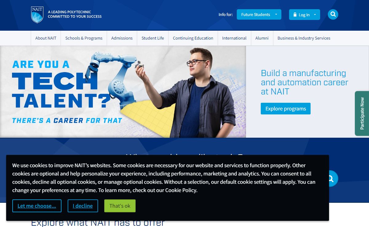 NAIT - A leading polytechnic committed to your success