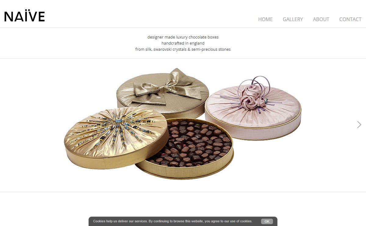 Designer Made Luxury Silk Chocolate Boxes Hand Crafted in England