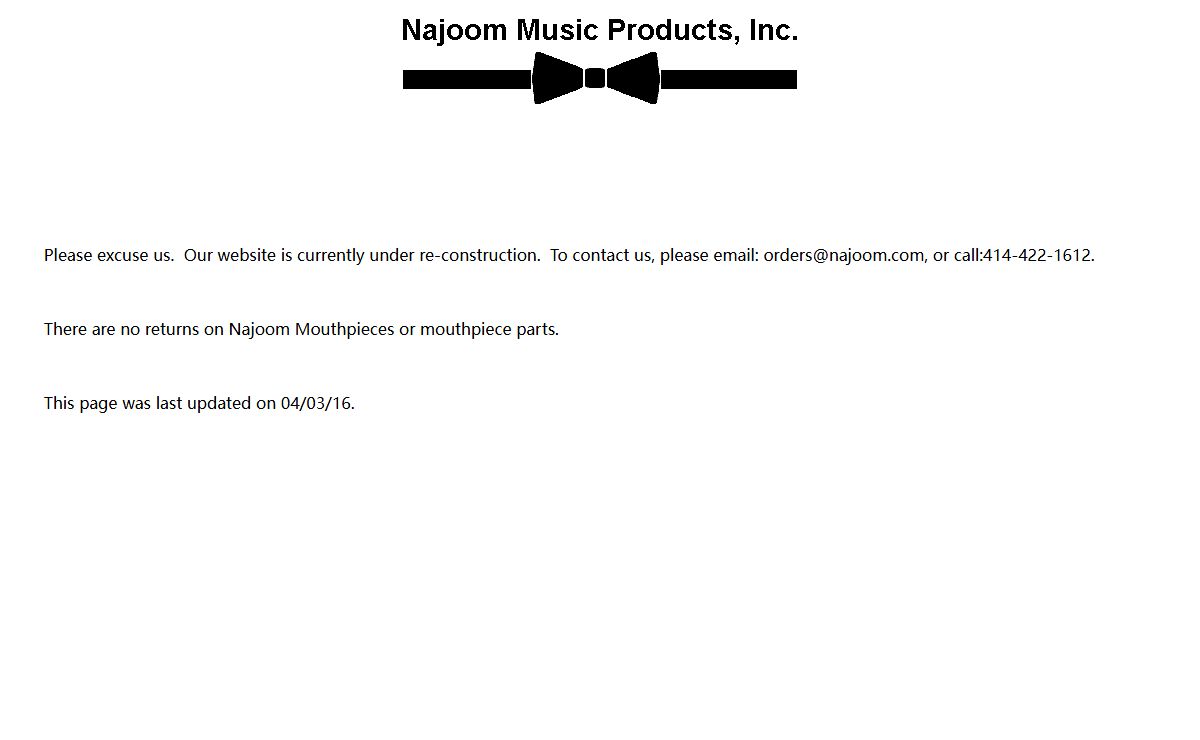 Najoom Music Products, Inc.