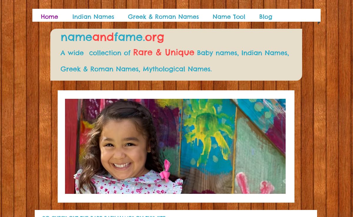 Baby Names, Unique Rare Names