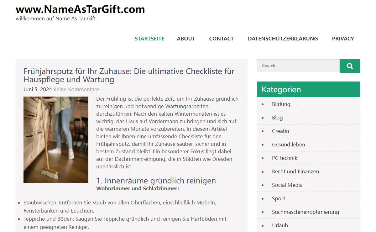 www.NameAsTarGift.com – willkommen auf Name As Tar Gift