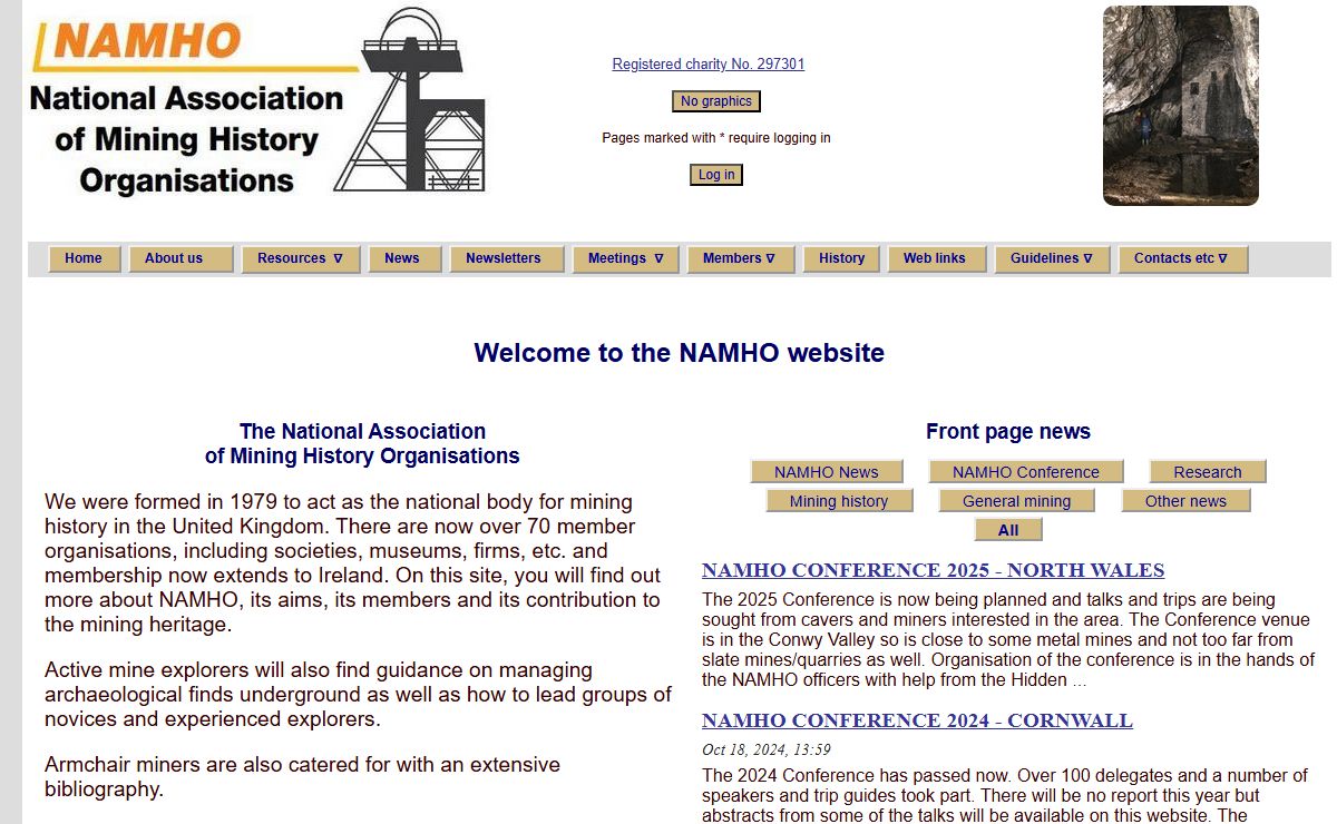 NAMHO - National Association of Mining History Organisations