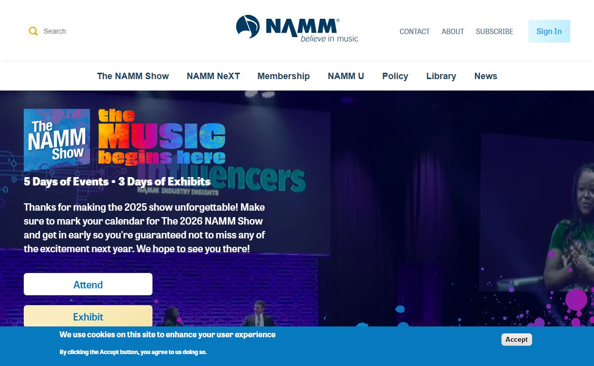NAMM – Believe in Music | NAMM.org