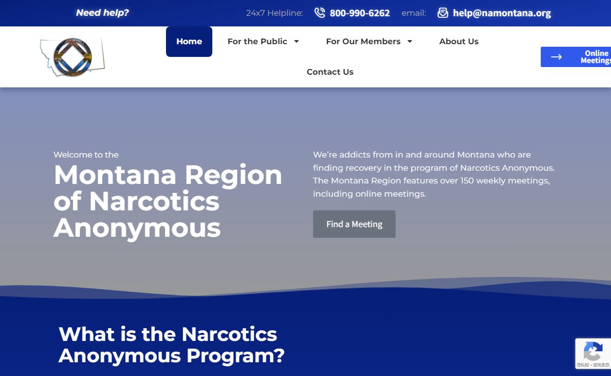 Narcotics Anonymous - The Montana Region of NA