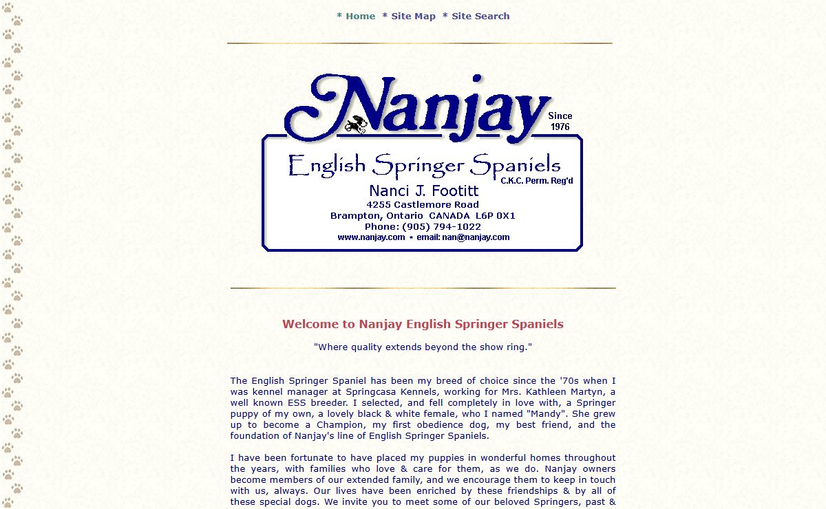 Nanjay English Springer Spaniels in Ontario Canada