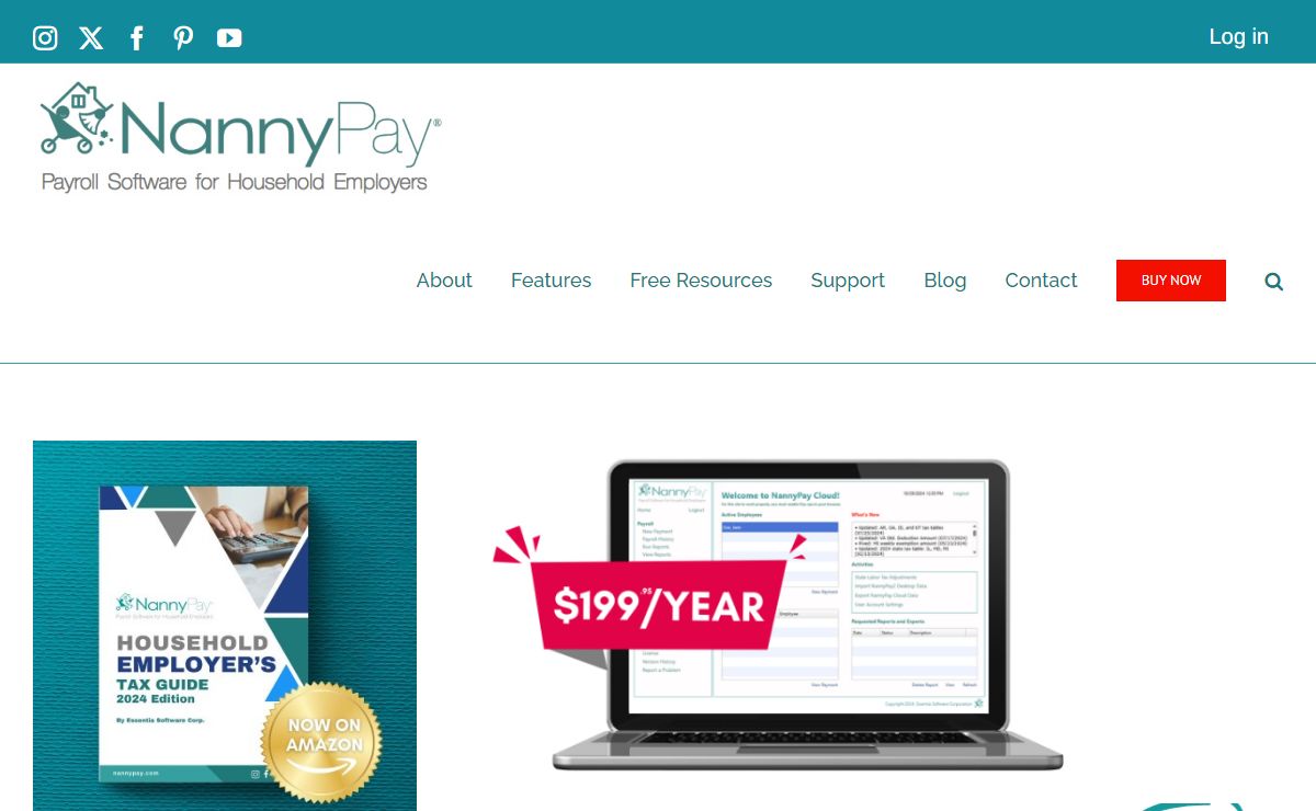 NannyPay #1 DIY Payroll Software - How to Pay the Nanny Tax