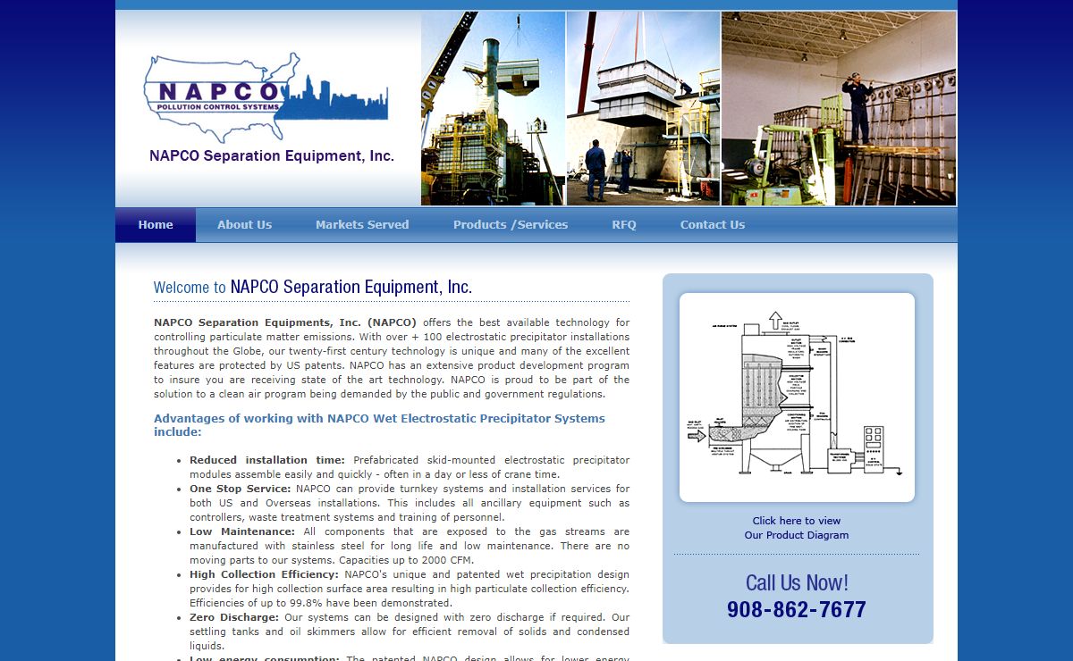 Electrostatic Precipitator by NAPCO Separation - air pollution control | Wet electrostatic precipitators | particulate control | air pollution control devices