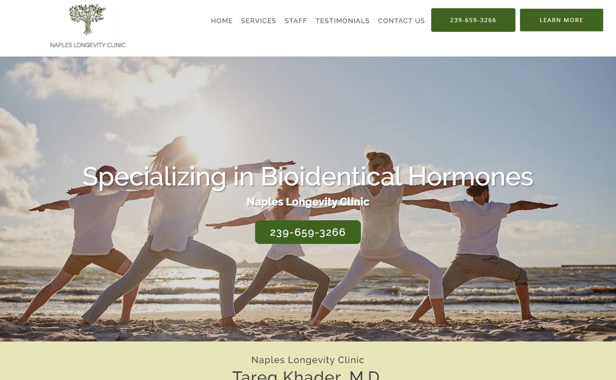 Tareq Khader, M.D.: Board Certified Internal Medicine Bonita Springs, FL: Naples Longevity Clinic