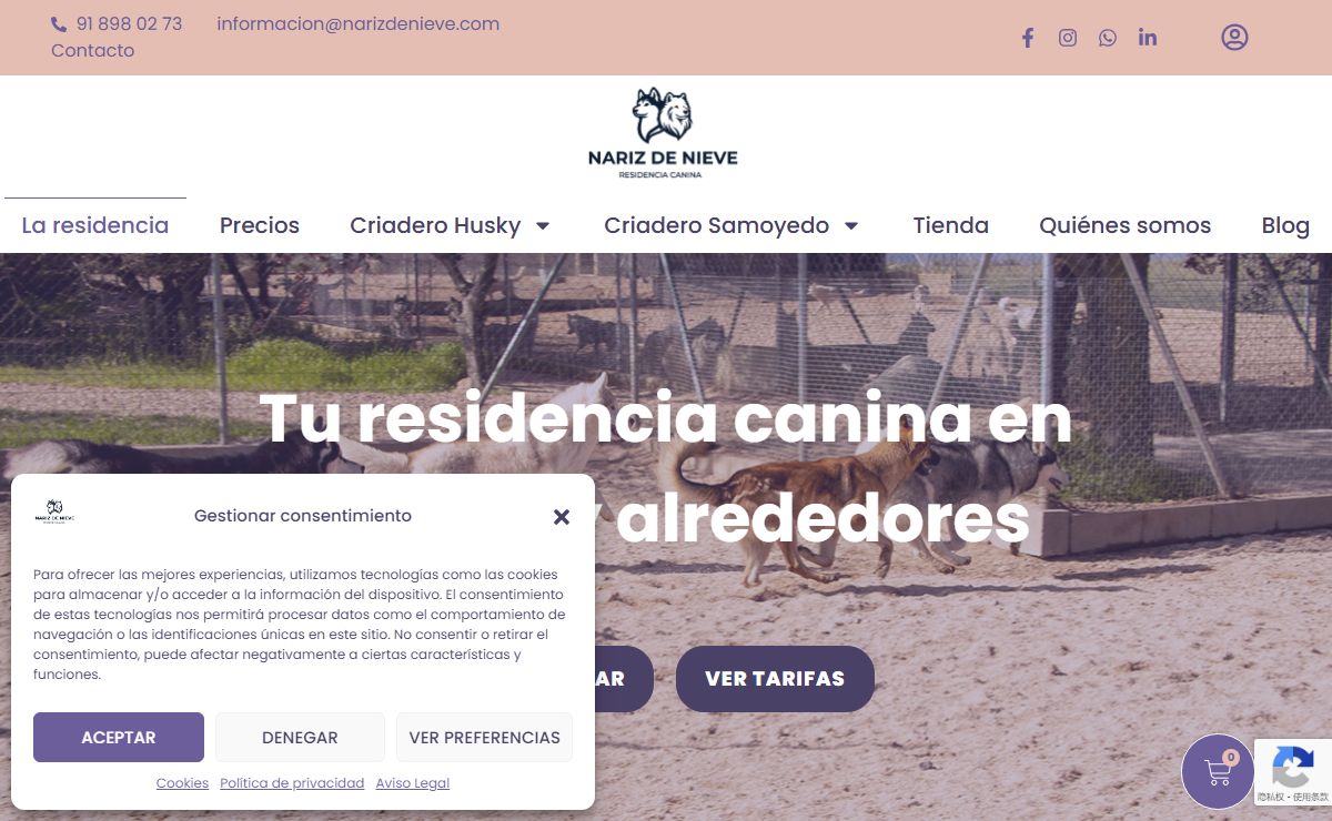 Nariz de Nieve | Residencia Canina entre Madrid y Ávila