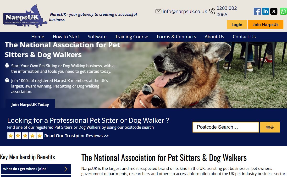 NarpsUK | National Association of Professional and Registered Dog Walkers and Pet Sitters