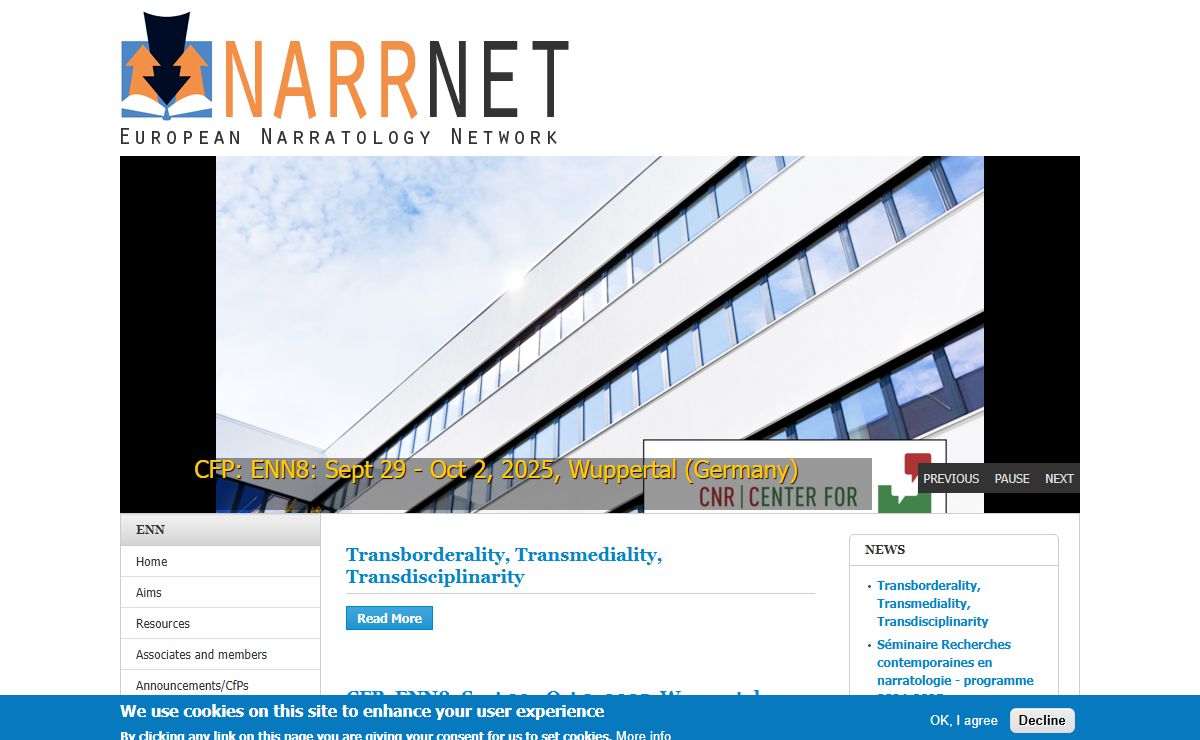 European Narratology Network | European Narratology Network