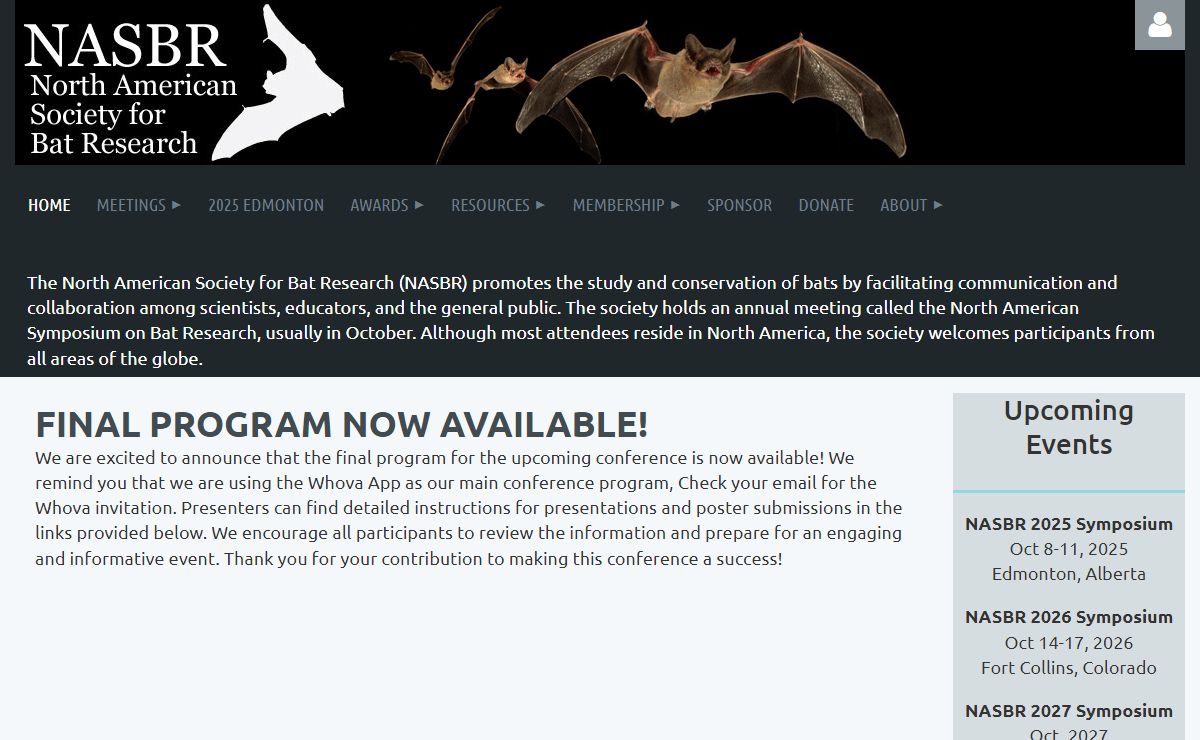 North American Society for Bat Research - Home