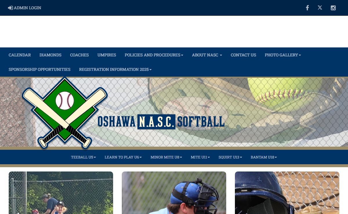 N.A.S.C. Softball : Website by RAMP InterActive