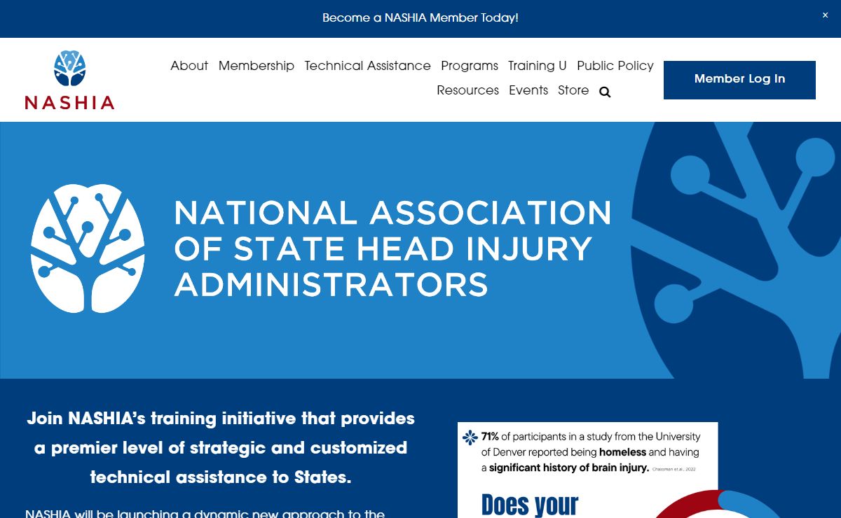 NASHIA | National Association of State Head Injury Administrators