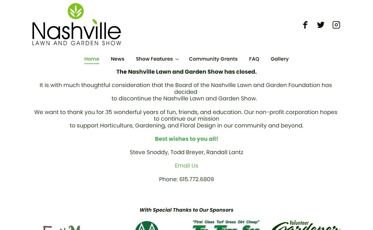 Nashville Lawn and Garden Show