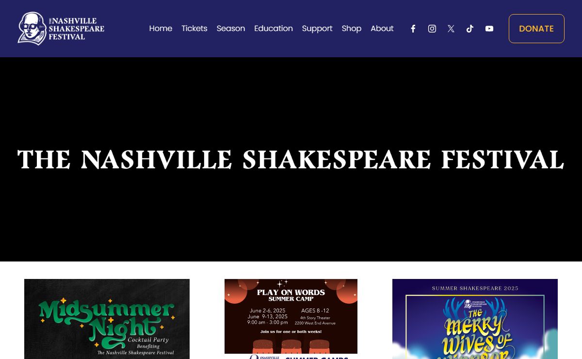 The Nashville Shakespeare Festival