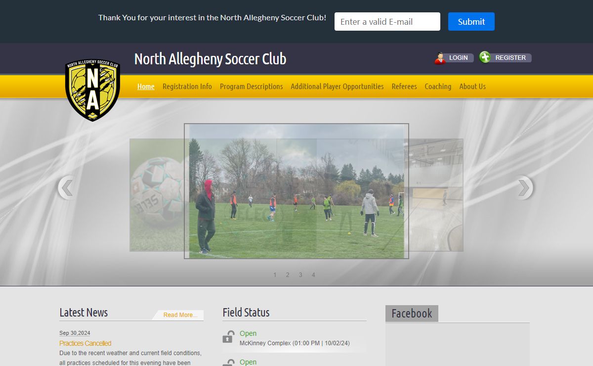 North Allegheny Soccer Club > Home