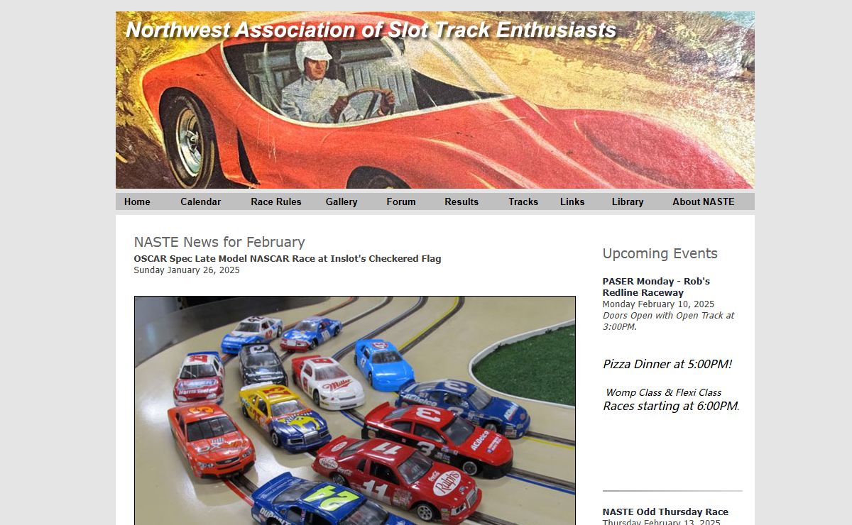 Northwest Association of Slot Track Enthusiasts : Home : 1
