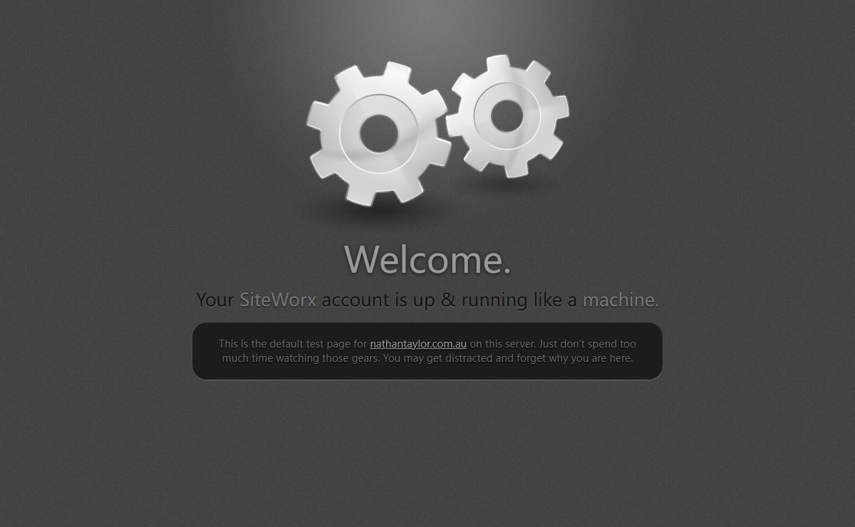 Test Page for nathantaylor.com.au