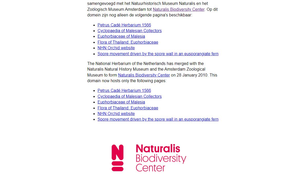 Nationaal Herbarium Nederland