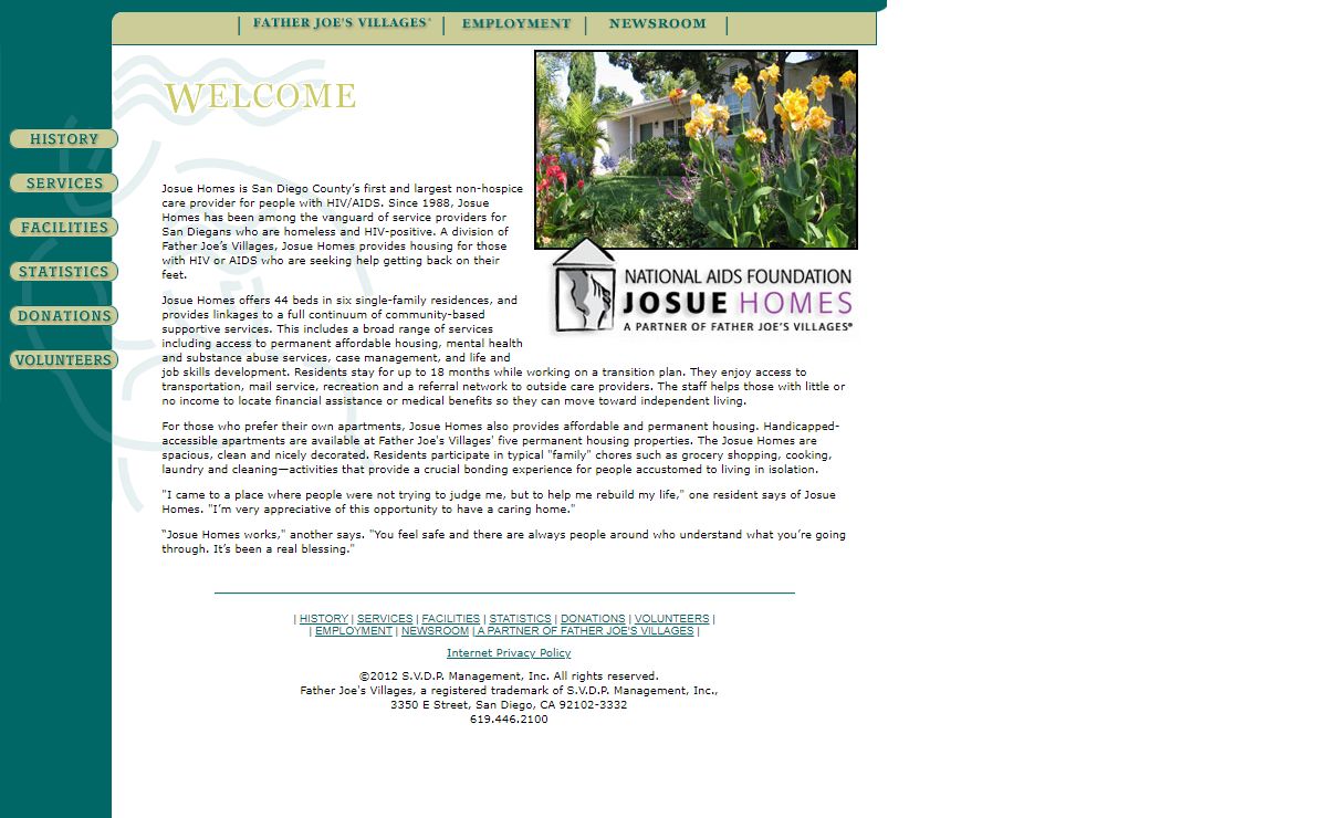 Josue Homes ~ National Aids Foundation