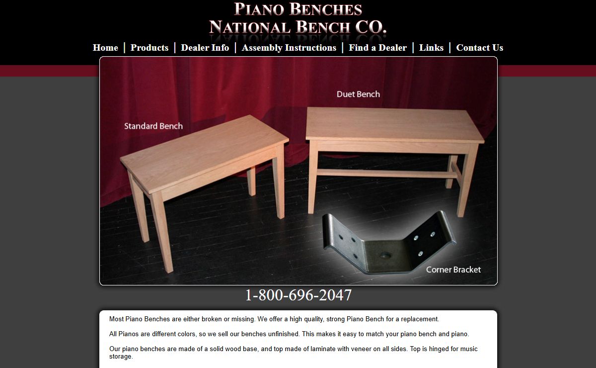 National Bench Piano Co. - Wholesale Piano Benches