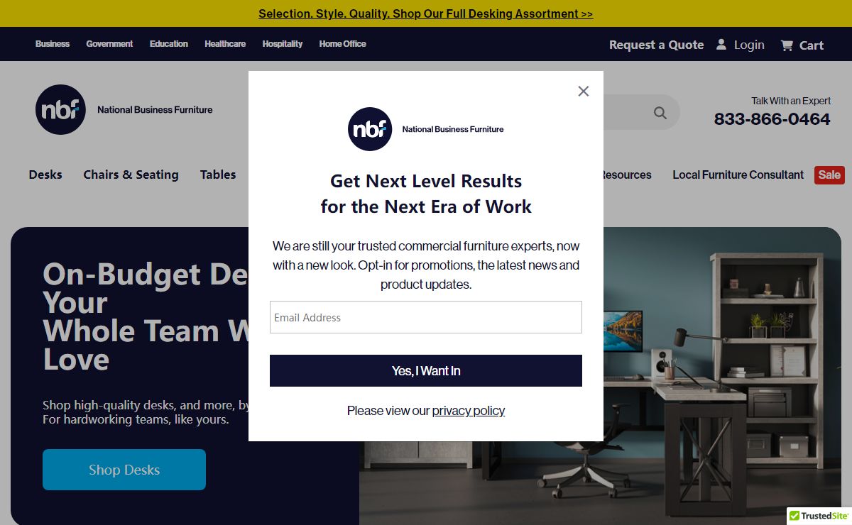 National Business Furniture: Desks, Chairs & More with Limited Lifetime Warranty - NBF