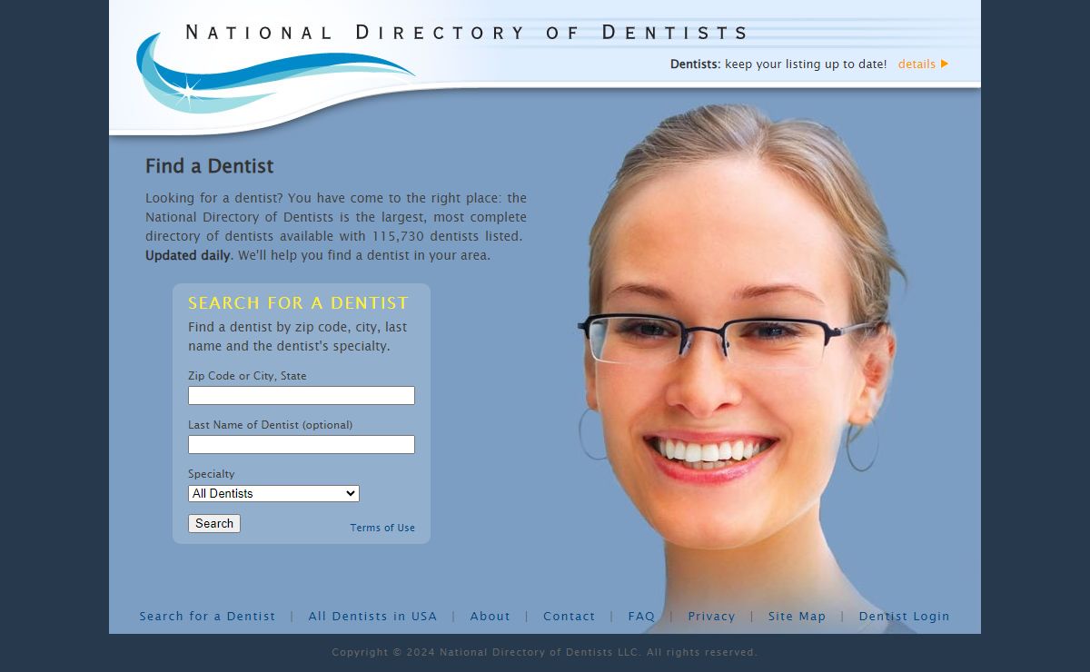 Dentist Directory | Find a Dentist in the United States