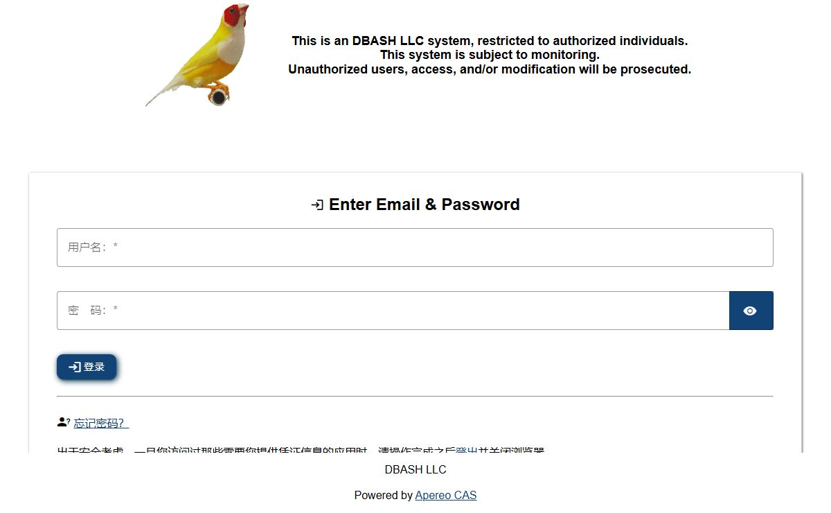 CAS - Central Authentication Service 登录