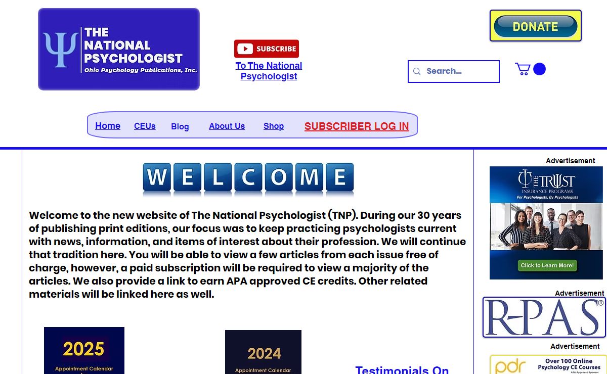 The National Psychologist | online newspaper for psychologist