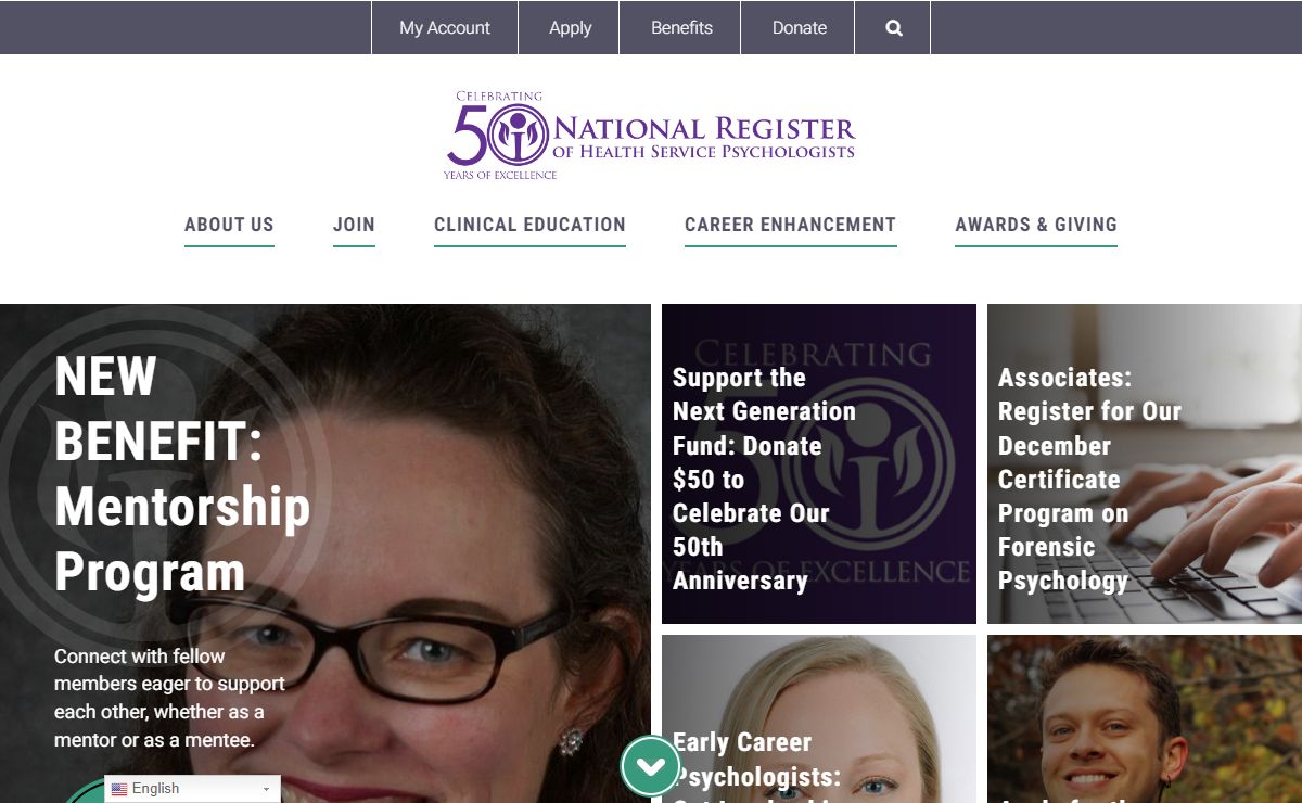 National Register of Health Service Psychologists (National Register)