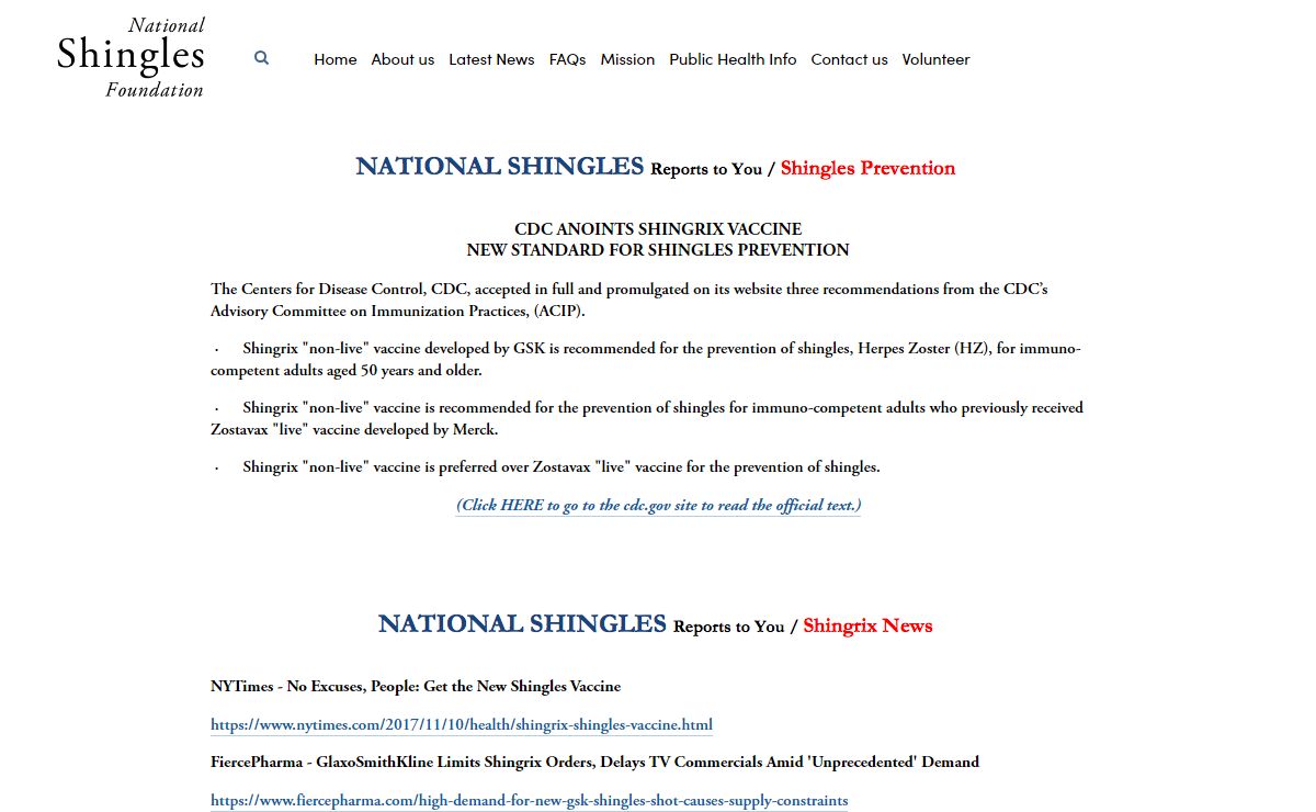 National Shingles Foundation
