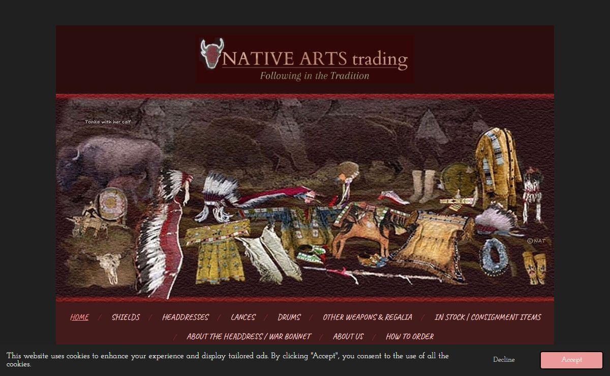 Headdresses | War Bonnets, Weapons & Regalia | Native Arts trading