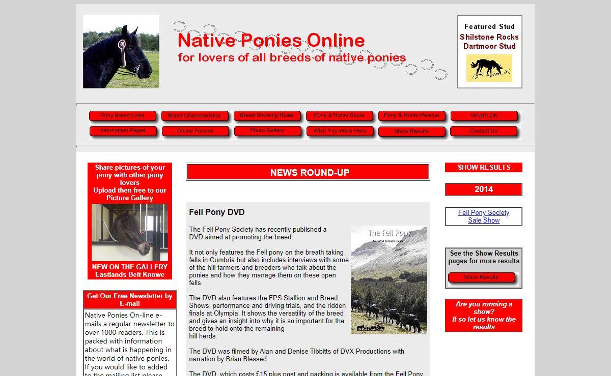 Native Ponies Online Home Page