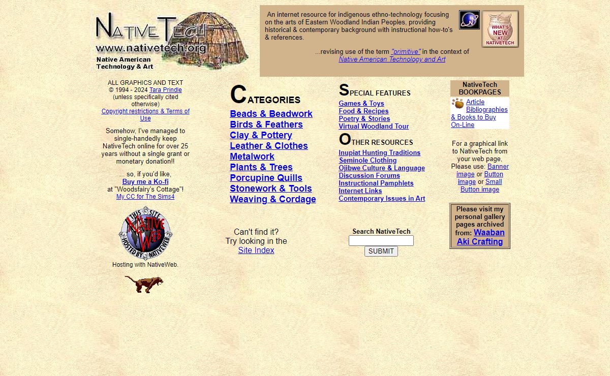 NativeTech: Native American Technology and Art