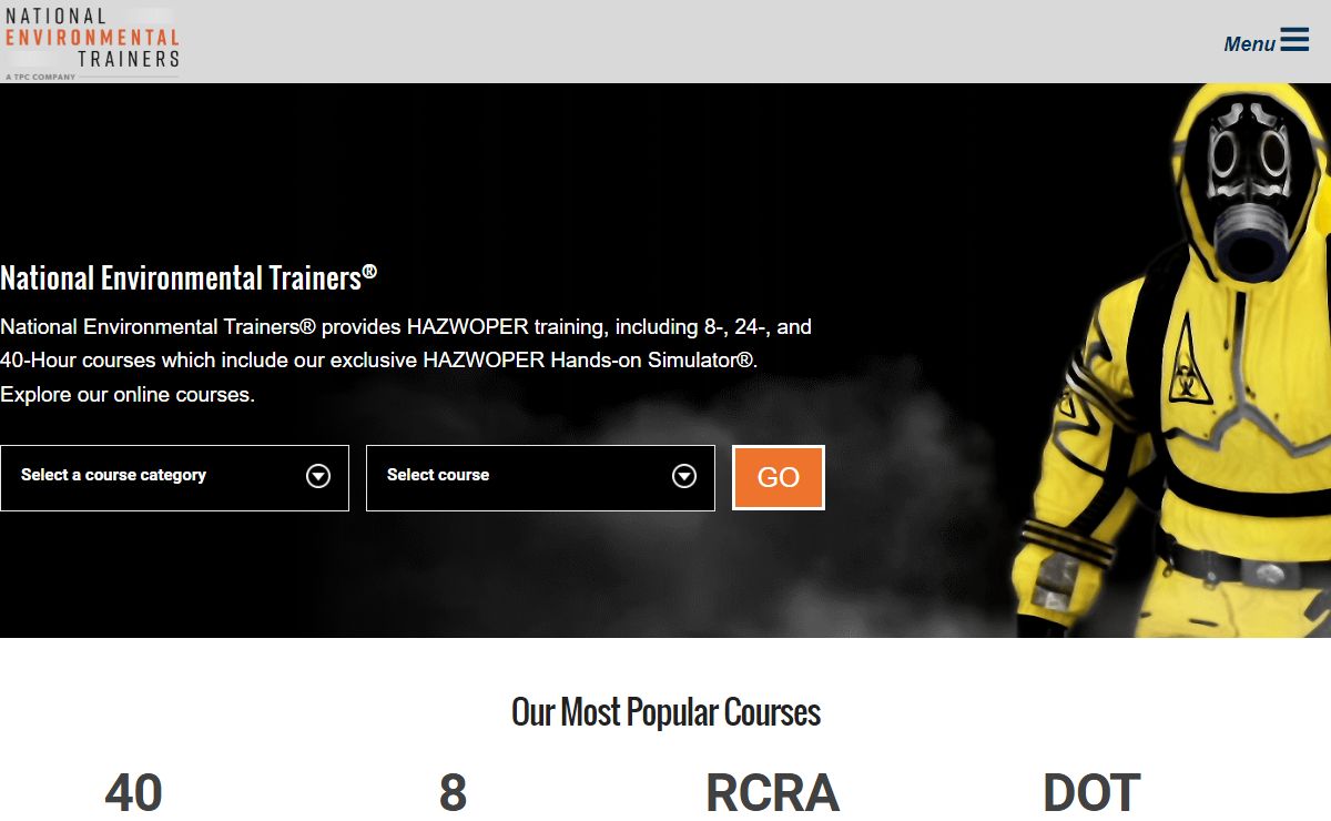 NET OSHA HAZWOPER Online Training Courses and Certifications