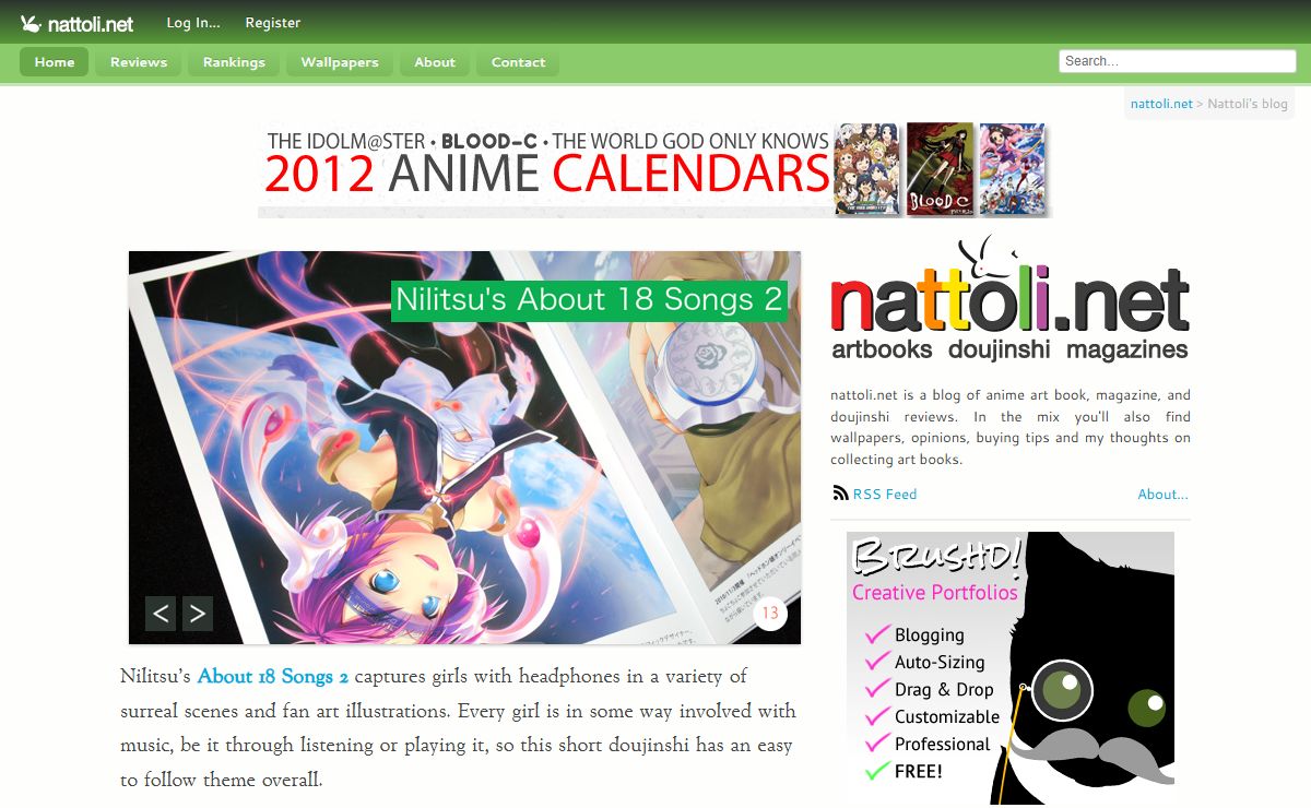 Nattoli's blog - nattoli.net - anime art books, doujinshi, and magazine blog