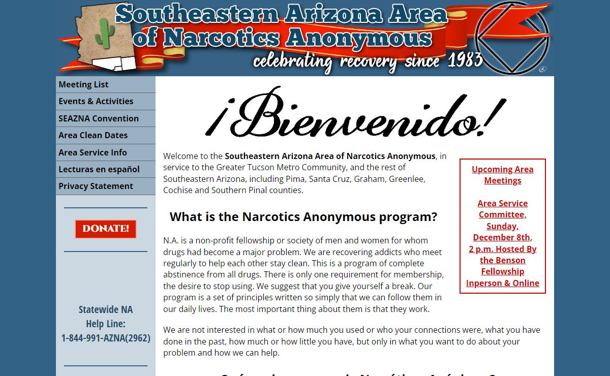 Southeastern Arizona Area of Narcotics Anonymous