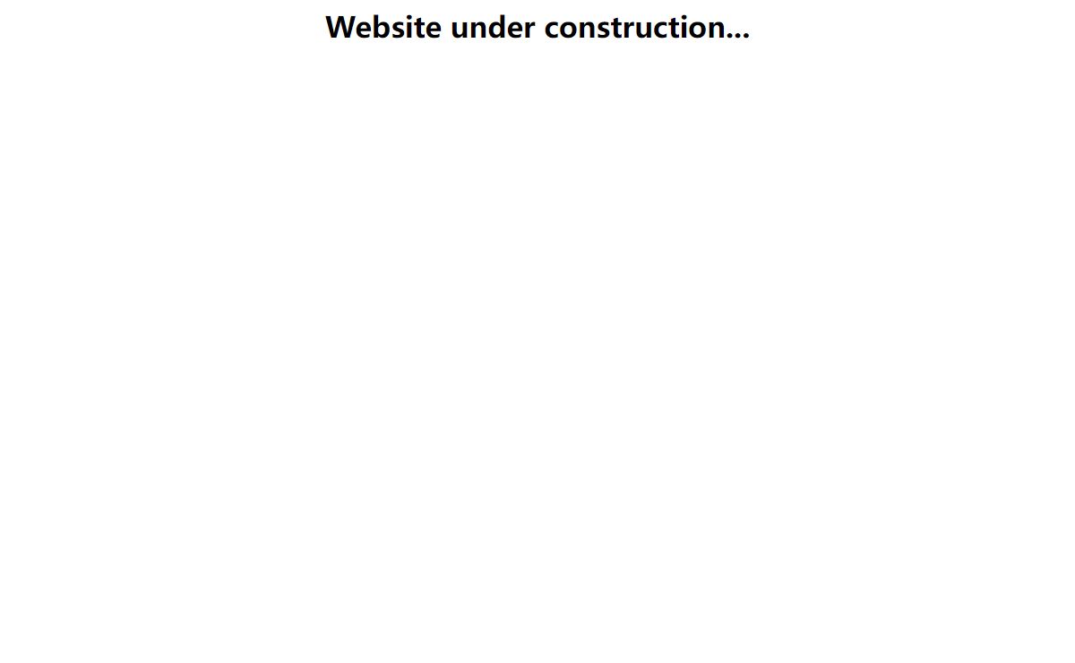 Under construction