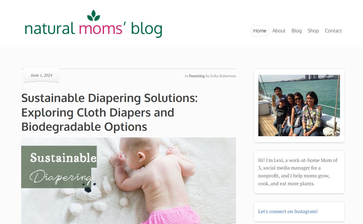 Natural Moms' Blog – Eco-friendly, One Step at a Time