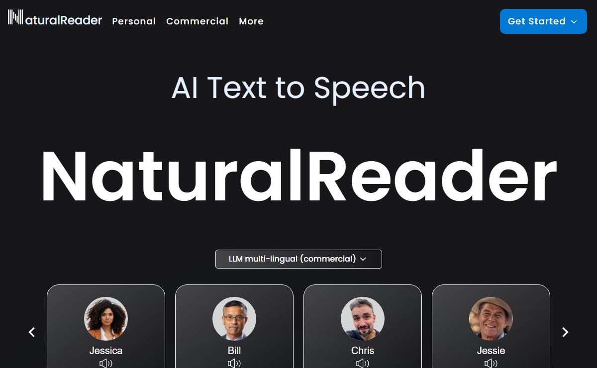 AI Voices - NaturalReader Home