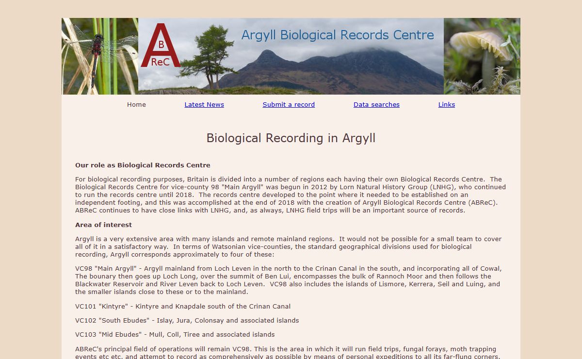 Argyll Biological Records Centre