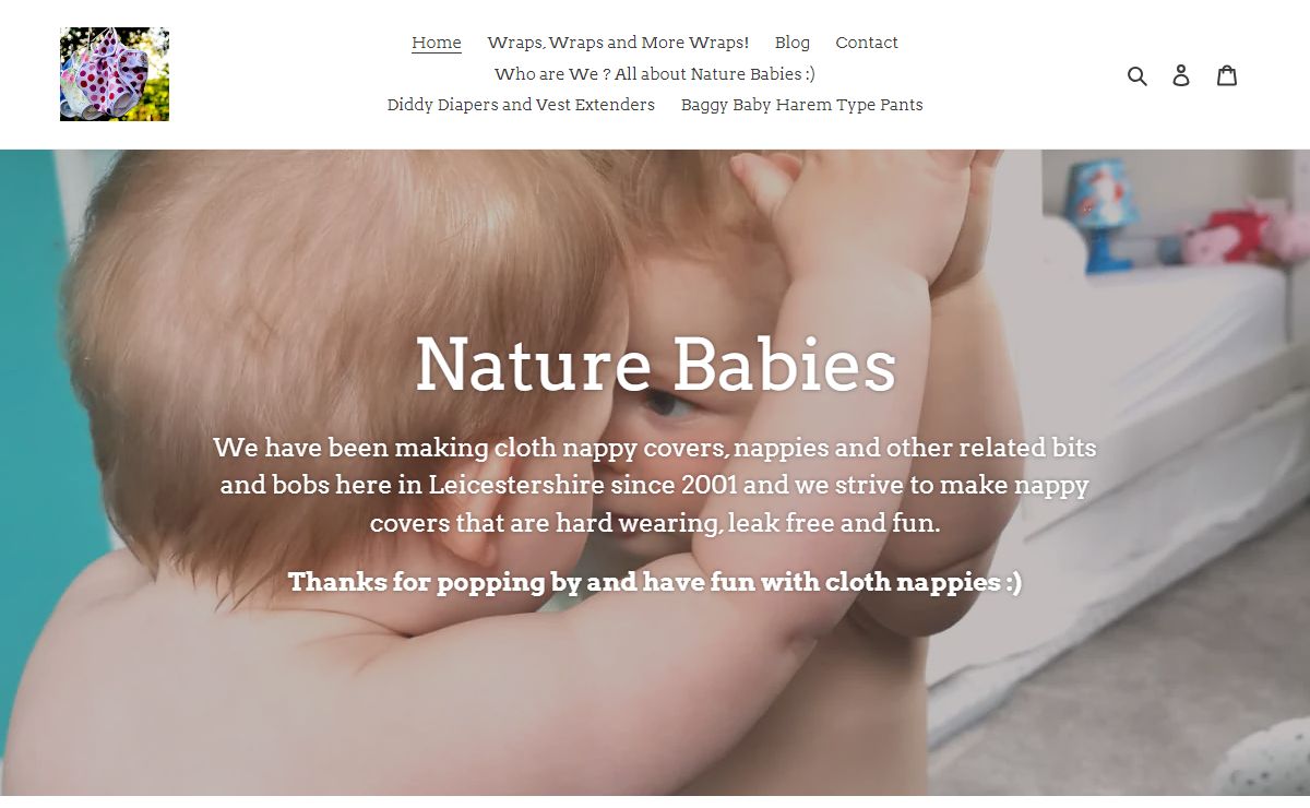 Nature Babies, British Manufacturers of Washable Nappies and Wraps – NatureBabiesHome