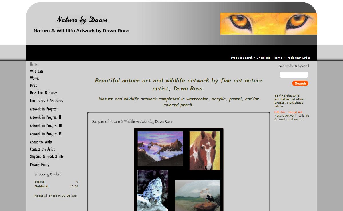 Nature and Wildlife Artwork by Fine Artist, Dawn Ross - Beautiful Animals & Landscapes