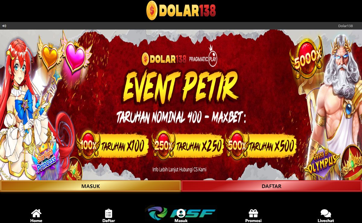 Dolar138 : Terpercaya Mitra Linkn Situs Official TerG4C0R Hari Ini