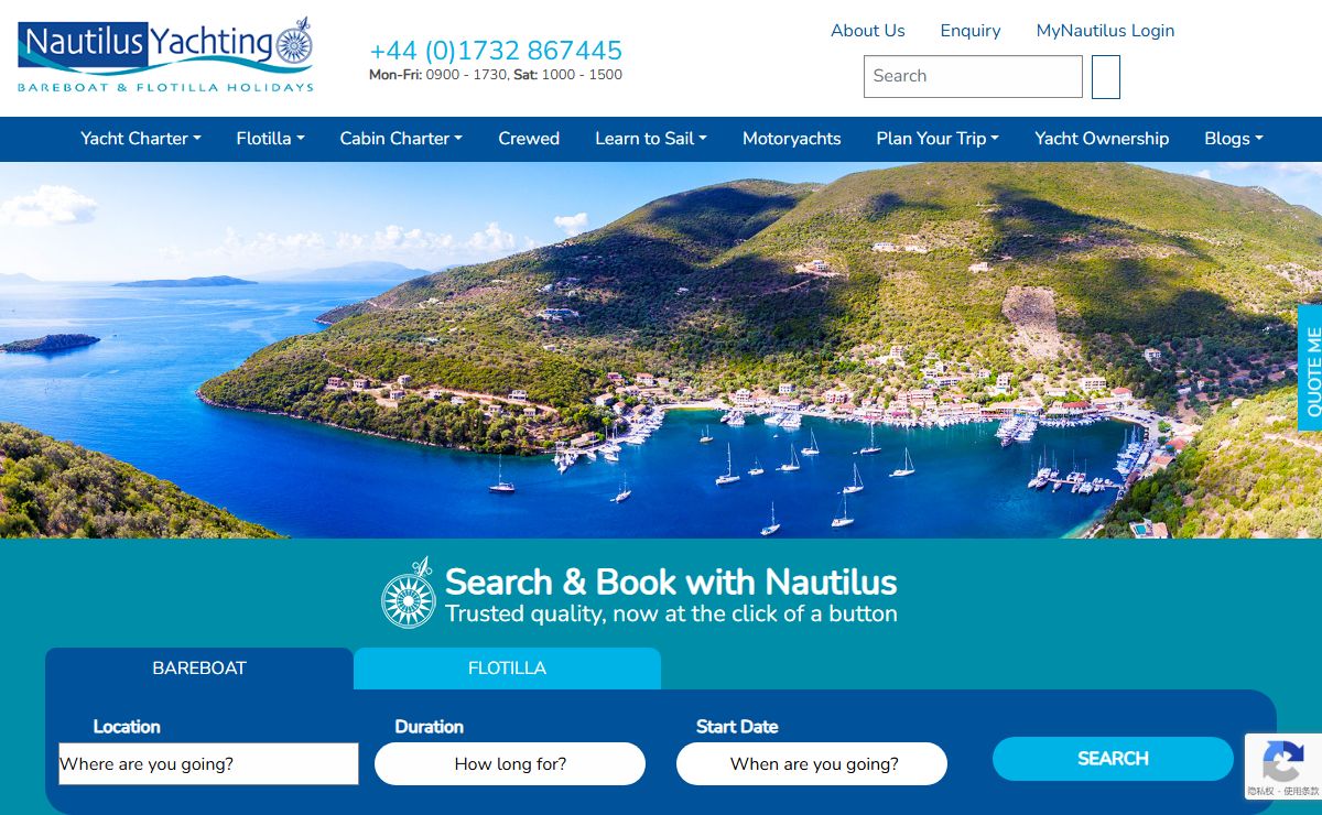 Nautilus Yachting - Bareboat & Flotilla Holidays | Nautilus Yachting