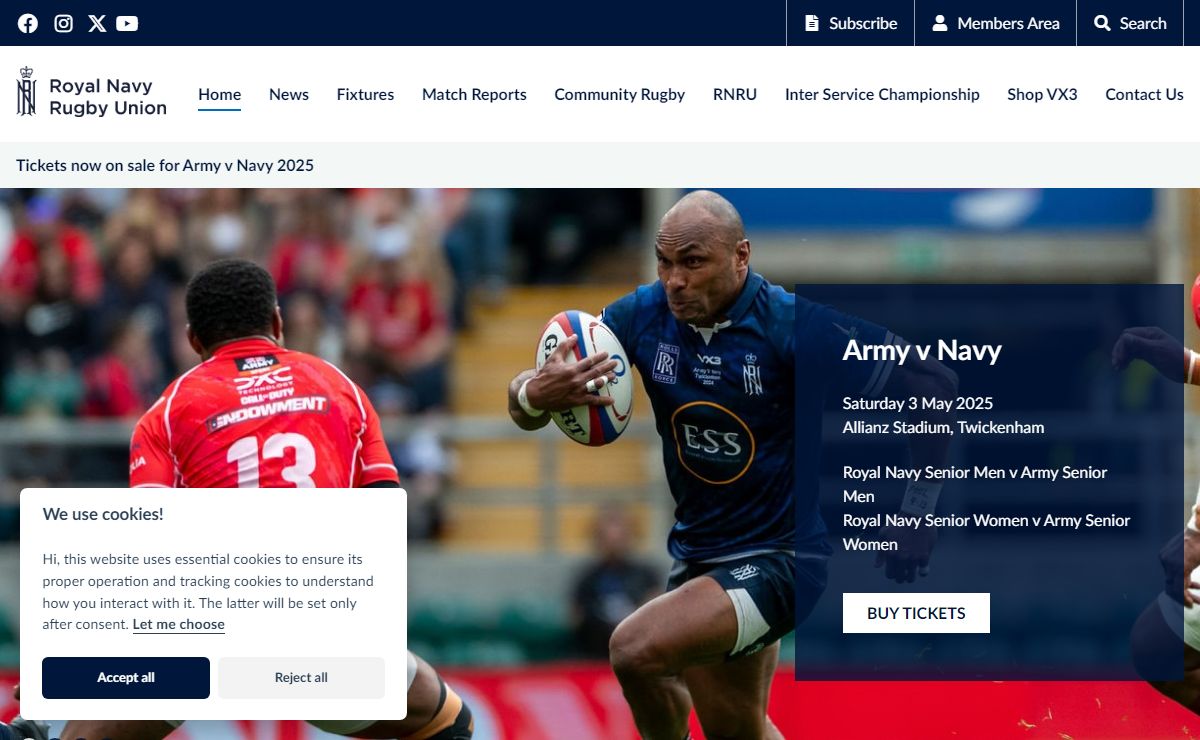 Home | Royal Navy Rugby Union - Official Site