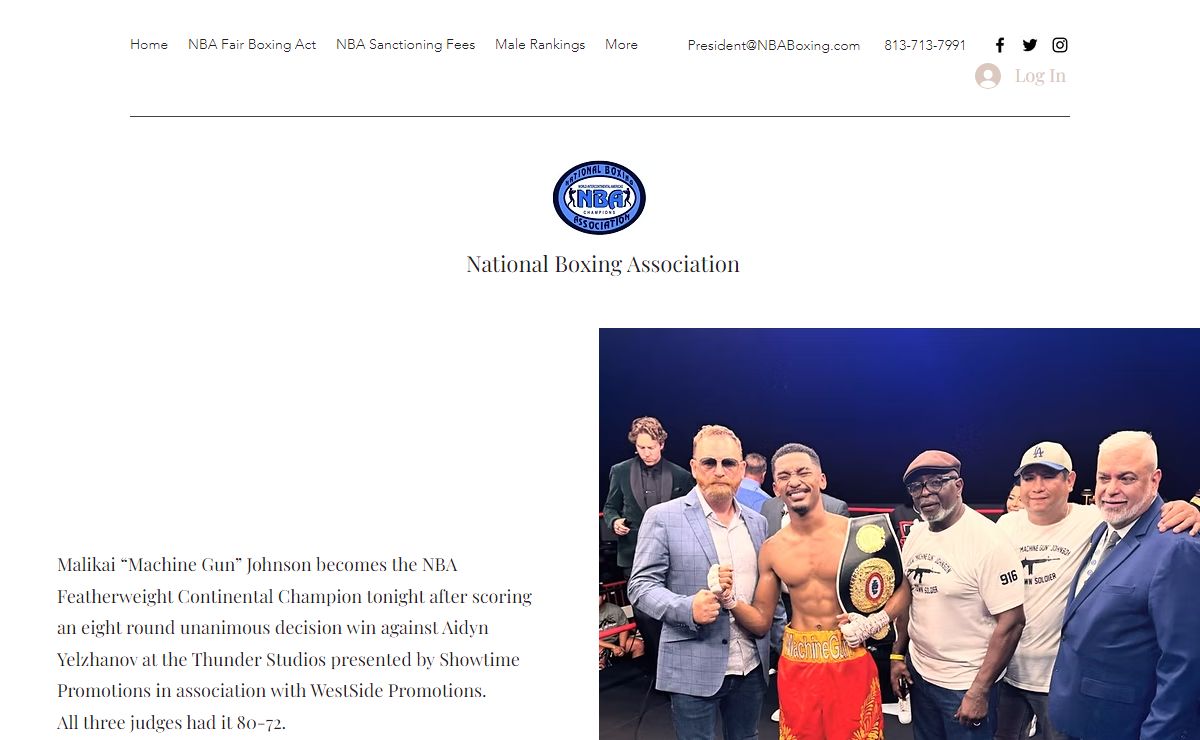 Home | National Boxing Association