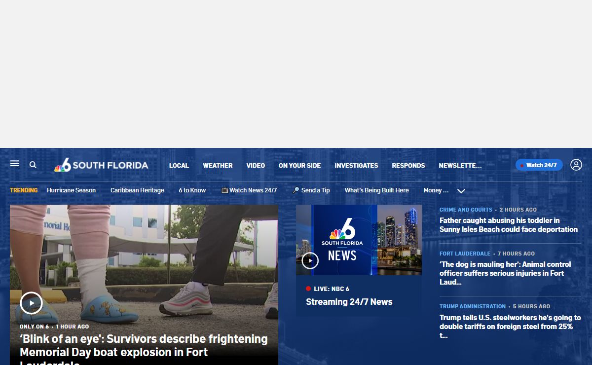 NBC 6 South Florida – Miami local news, breaking news, weather