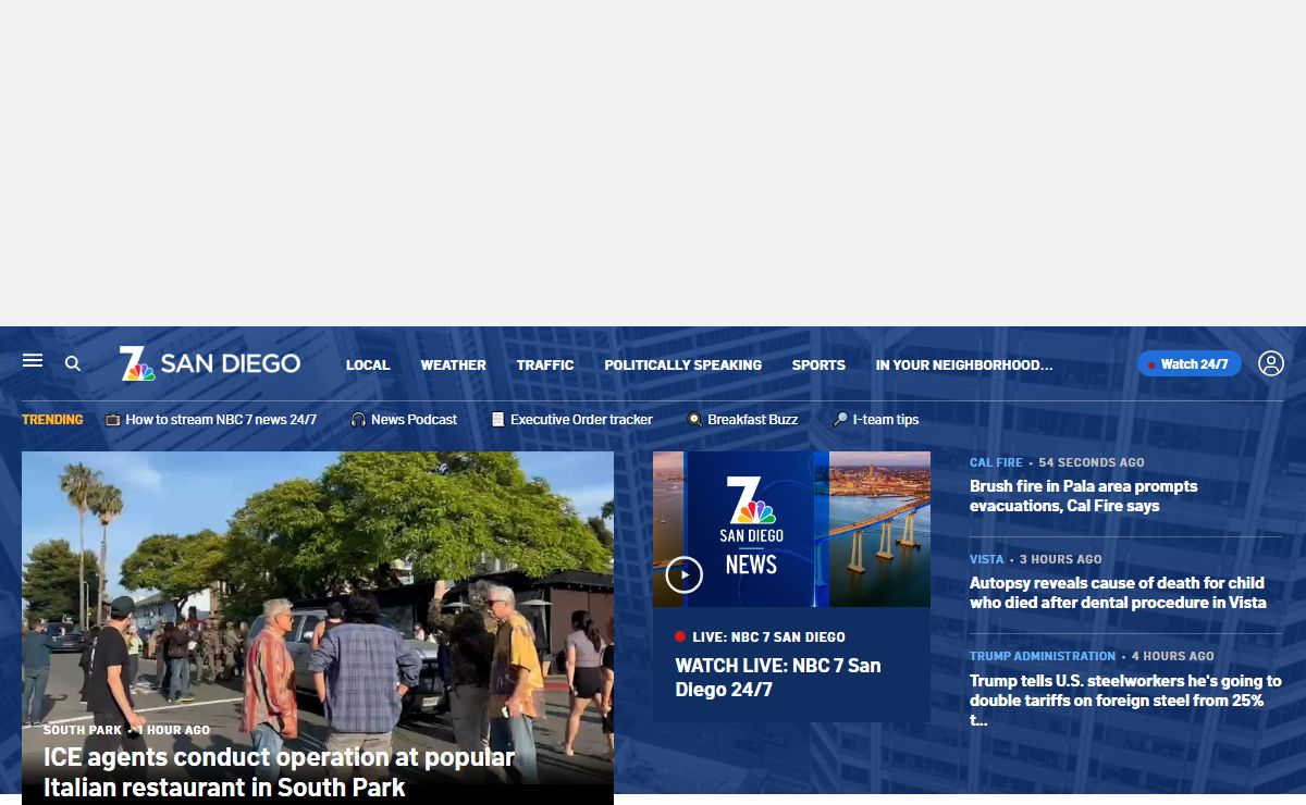 NBC 7 San Diego – Local news, breaking news, weather